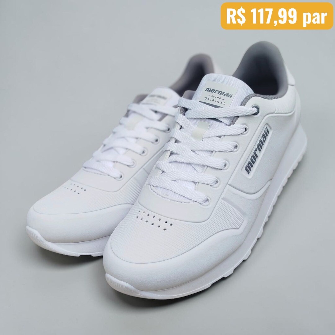 Tênis Masculino Mormaii Branco Blazer - Caixa com 6 pares - Atacado 1