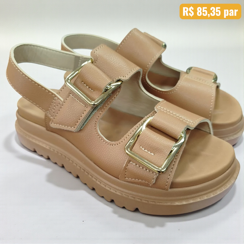 7200.102.21736.95373.1 35/39 Sandália Feminina Modare Camel - Caixa com 6 pares - Atacado 3