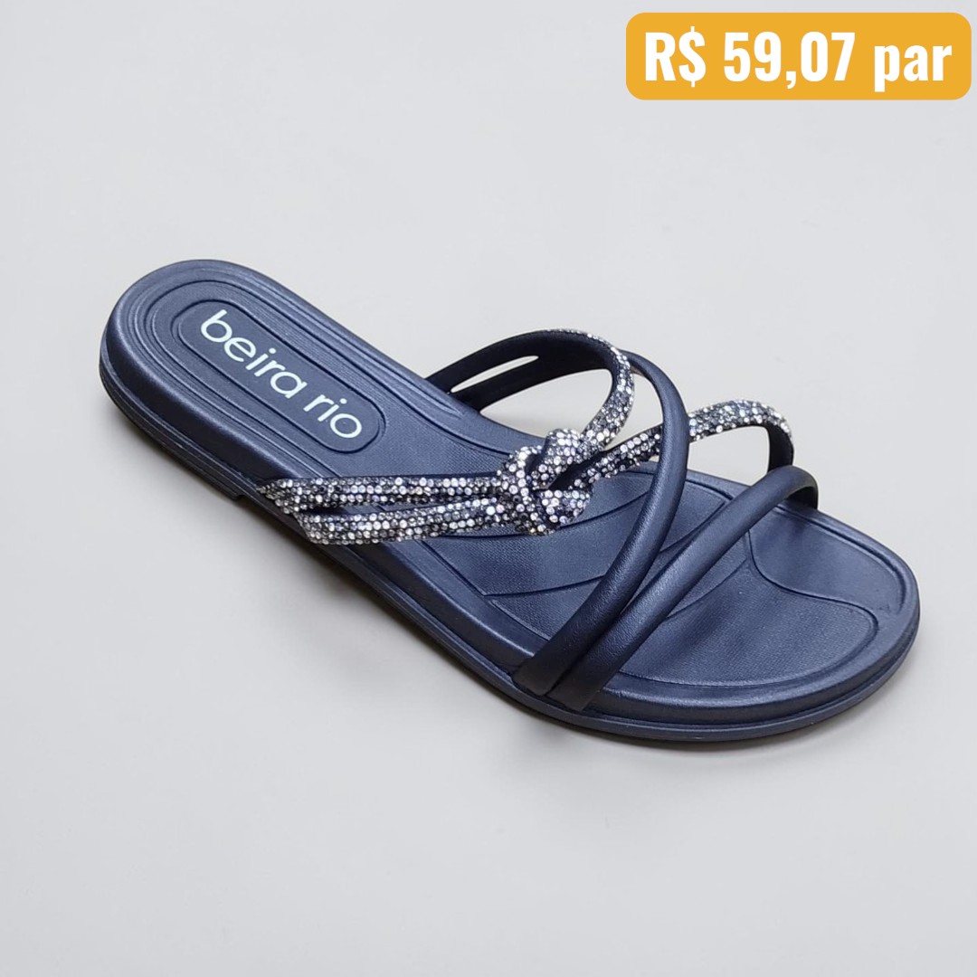 Sandália Beira Rio Preto 8507.112.93042 Caixa com 8 pares Atacado 1