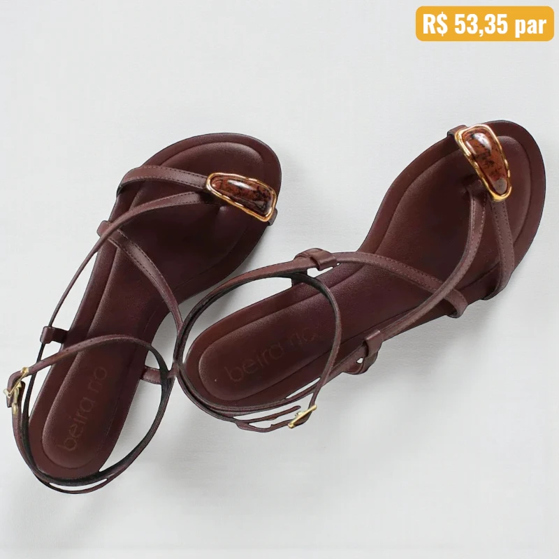 8367.875.9569.103102 35/39 Sandália Feminina Beria Rio Cherry - Caixa com 6 pares - Atacado 1