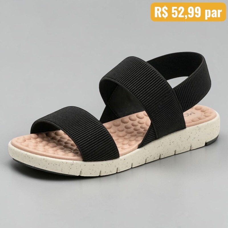 Sandália Feminina Modare Preto 15745 2