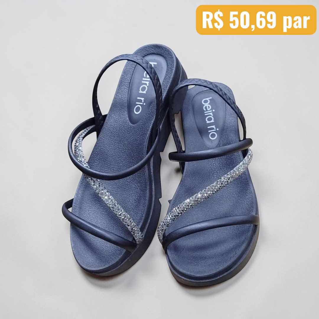 Sandalia Beira Rio Preto 8387.530.26264 Caixa com 12 pares Atacado 2