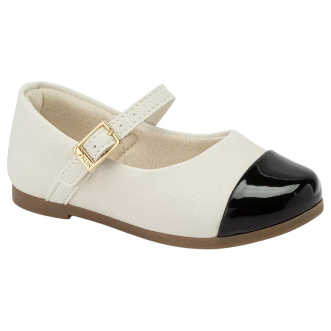 Sapatilha Feminina Infantil Klin Branco - Caixa com 12 pares - Atacado 1