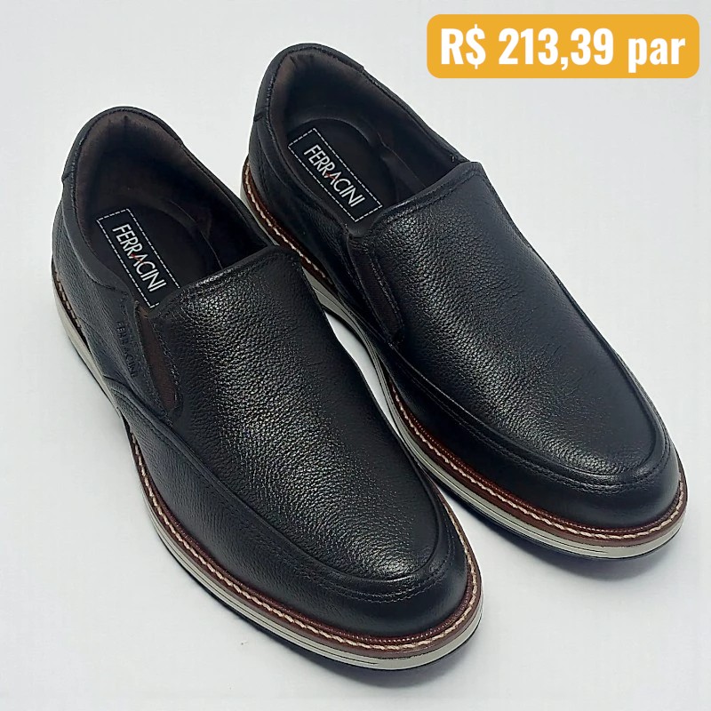 Sapato Casual Masculino Ferracini Kingston Easy Burn Chocolate 1