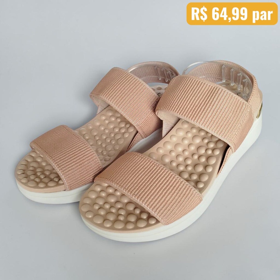 Sandália Feminina Modare Nude - Caixa com 12 pares - Atacado 1