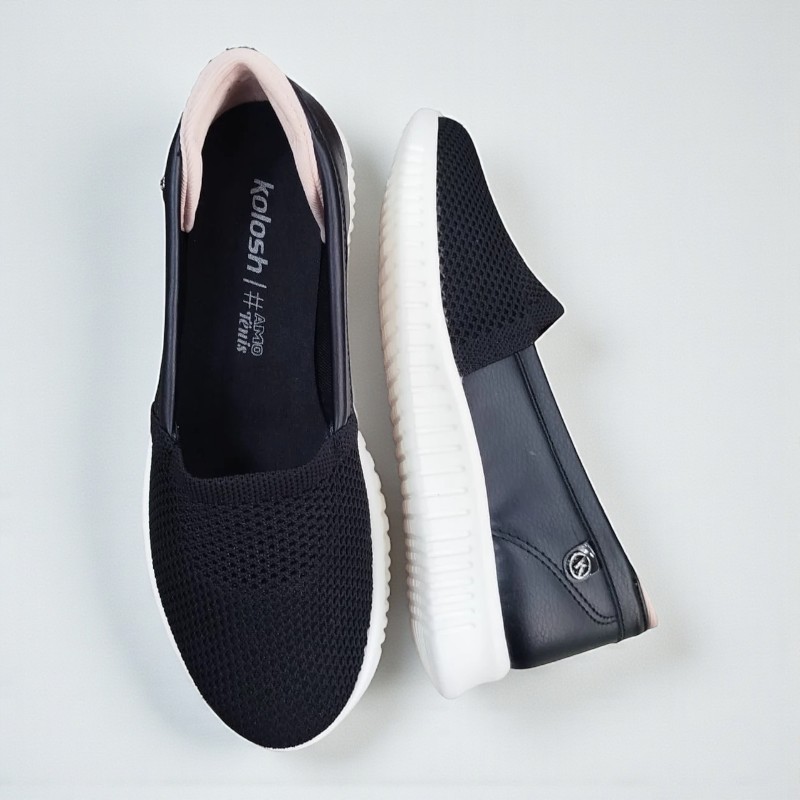 Tênis Feminino Kolosh Preto - Caixa com 6 pares -C4004 1