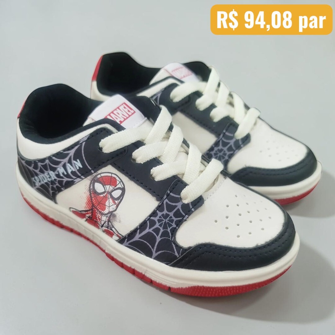 MSP02KR 28/33 Tênis Infantil Marvel Spider-Man - Caixa com 6 pares - Atacado 3