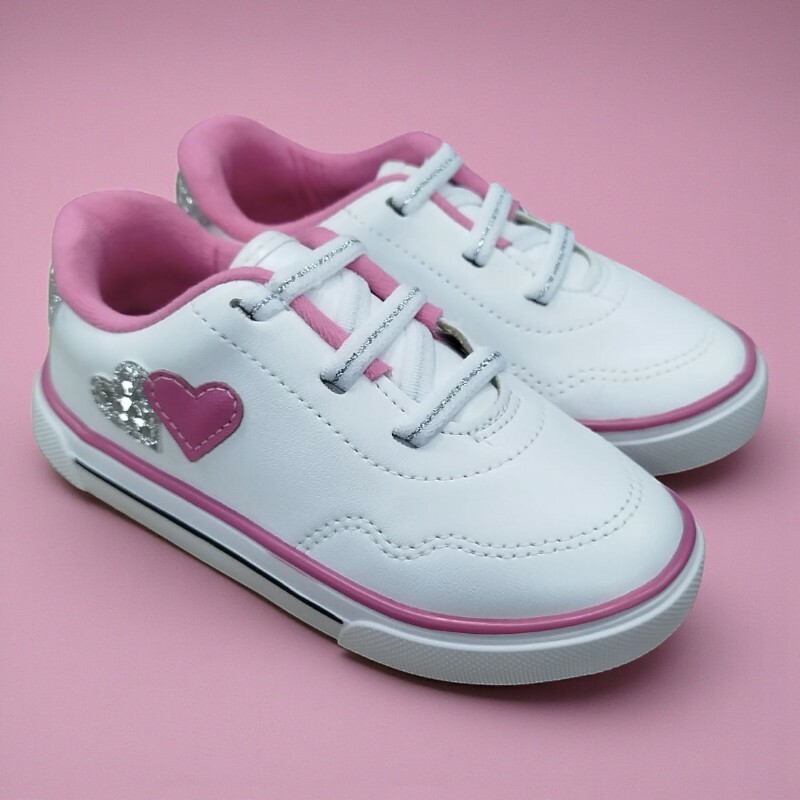 2740.201.29851.99190 17/25 Tênis Infantil Molekinha Branco/Rosa - Caixa com 12 pares - Atacado 1
