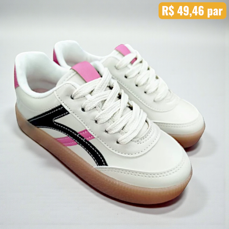 Tênis Infantil Molekinha Branco OFF - Caixa com 12 pares - Atacado 3