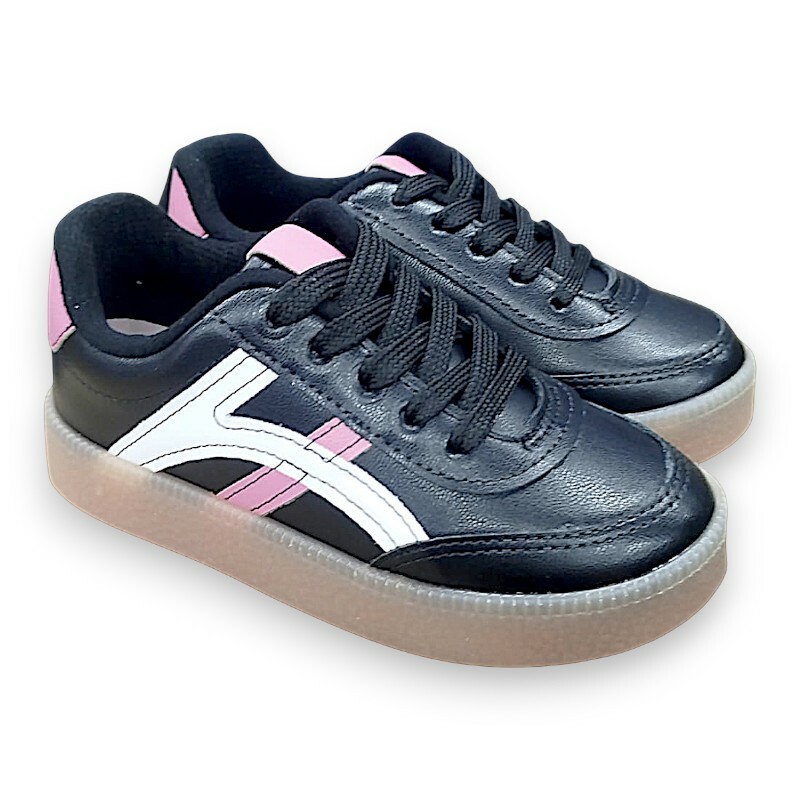 Tênis Infantil Molekinha Preto - Caixa com 12 pares - Atacado 1