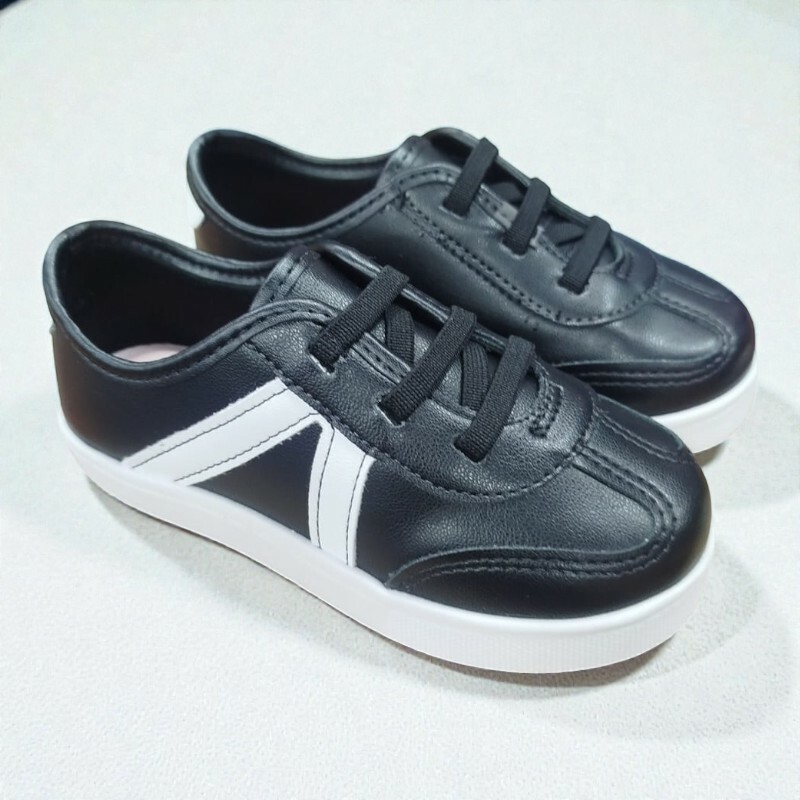 Tênis Infantil Molekinha Preto/Branco 2118.592.9569.17689 3