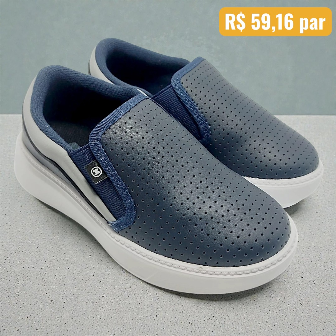 2861.115.29919.72436 27/34 Tênis Infantil Molekinho Marinho - Caixa com 8 pares - Atacado 1