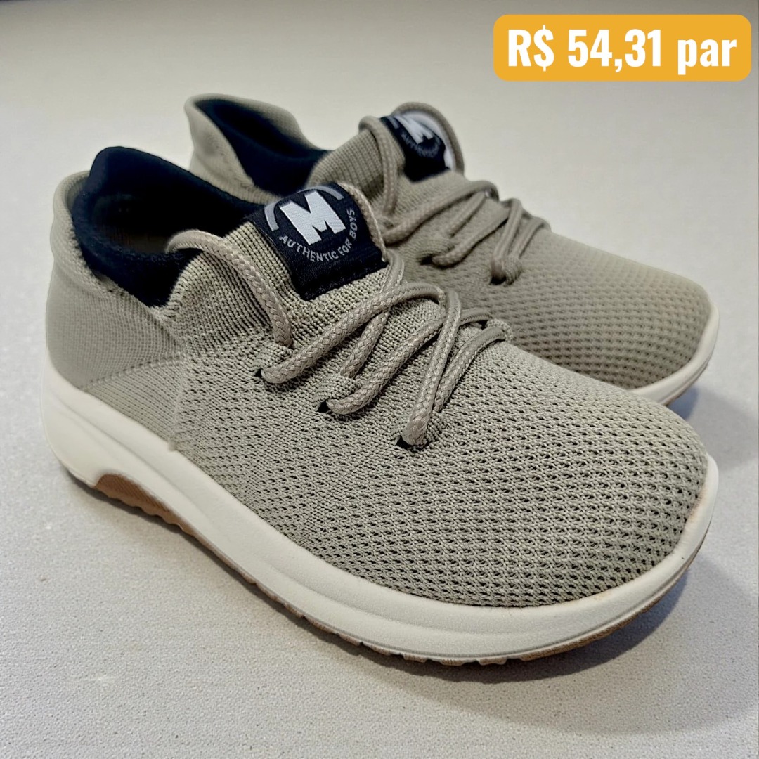 2634.107.28748.95054 22/26 Tênis Infantil Molekinho Verde - Caixa com 8 pares - Atacado 1