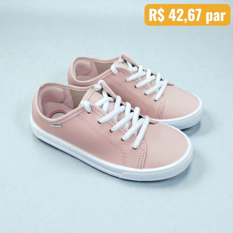 Tênis Infantil Molekinha Rosa - Caixa com 12 pares - Atacado