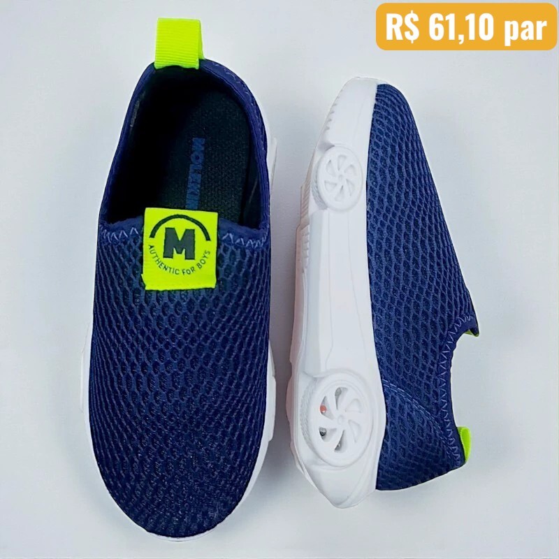 Tênis Infantil Molekinho com LED 2632.100.26455 1