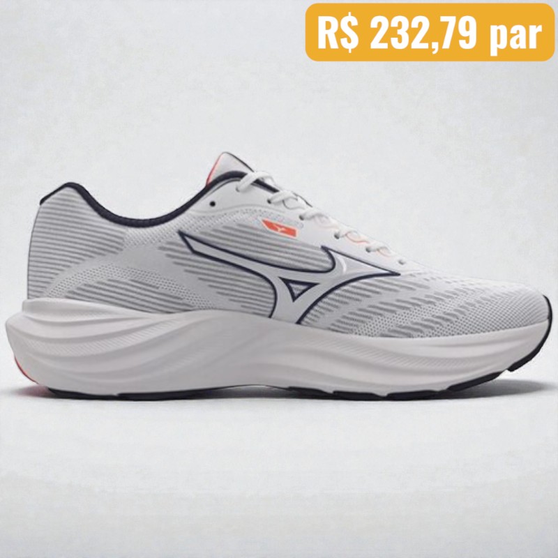 Tênis Masculino Mizuno Goya 2 Branco - Caixa com 6 pares - Atacado 1