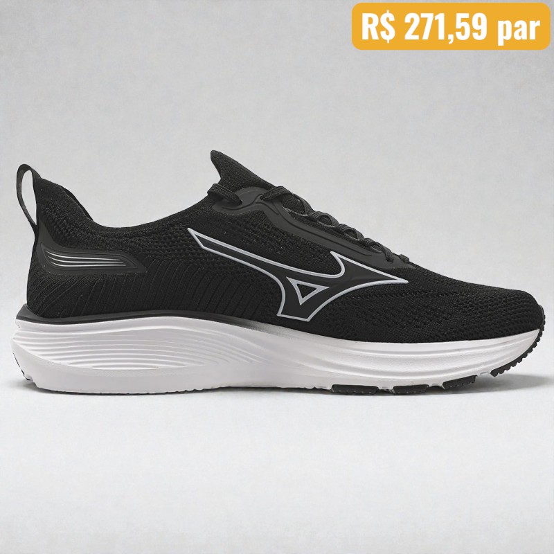 Tênis Mizuno Cool Ride 3 Preto - Caixa com 6 pares - Atacado 1