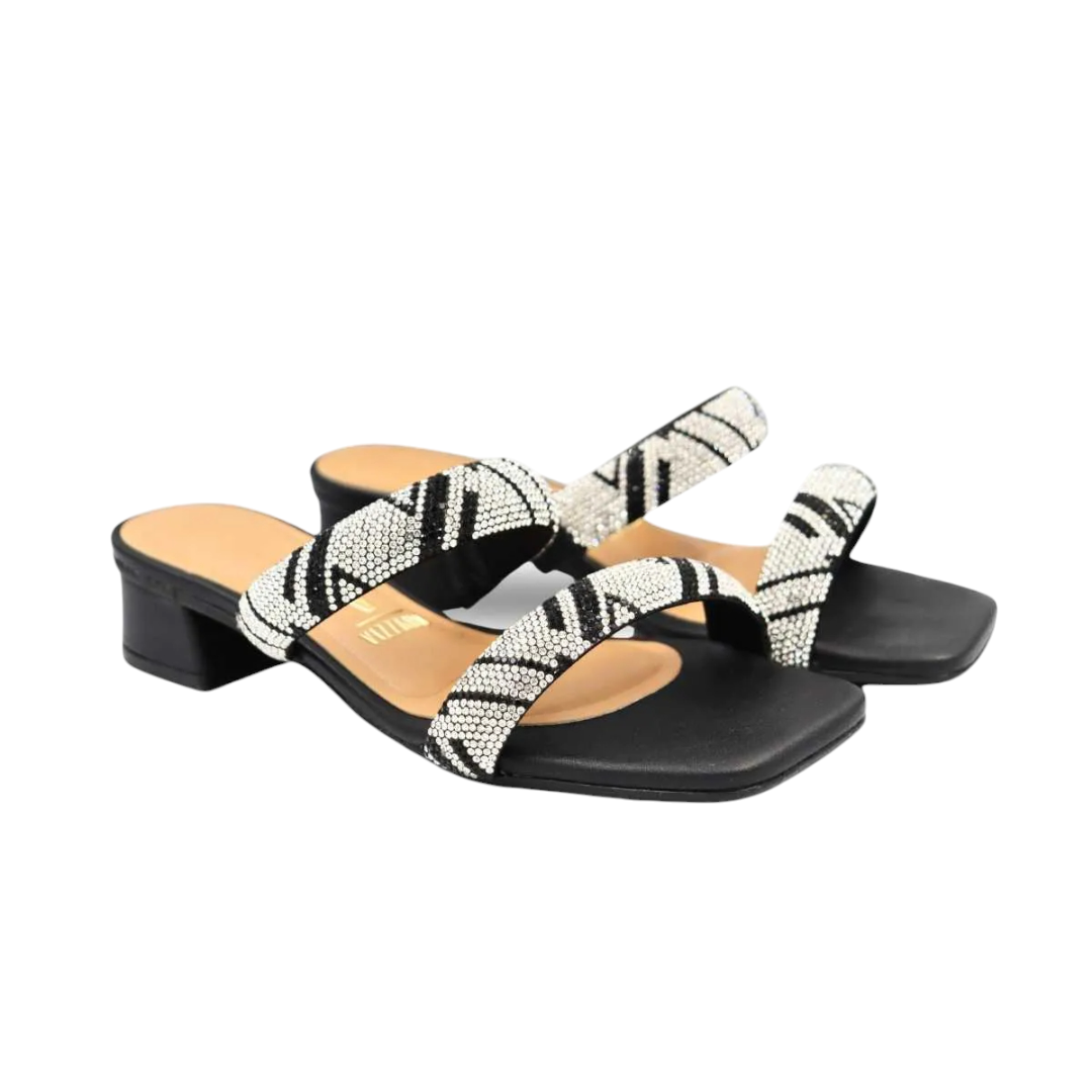 Tamanco Feminino Vizzano Preto - Caixa com 8 pares - Salto Baixo - Atacado 1