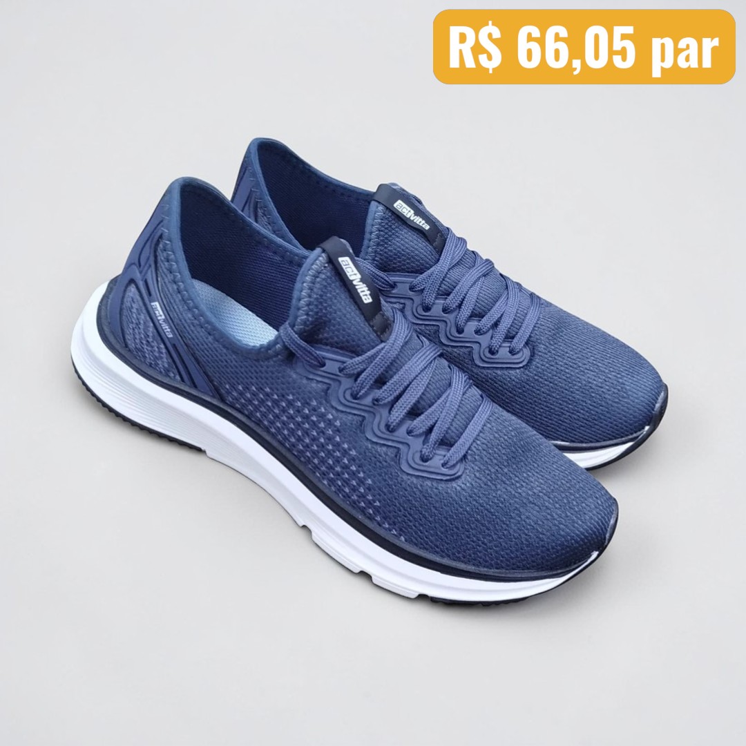 Tênis Feminino Actvitta Grafite - Caixa com 12 pares - Atacado 1