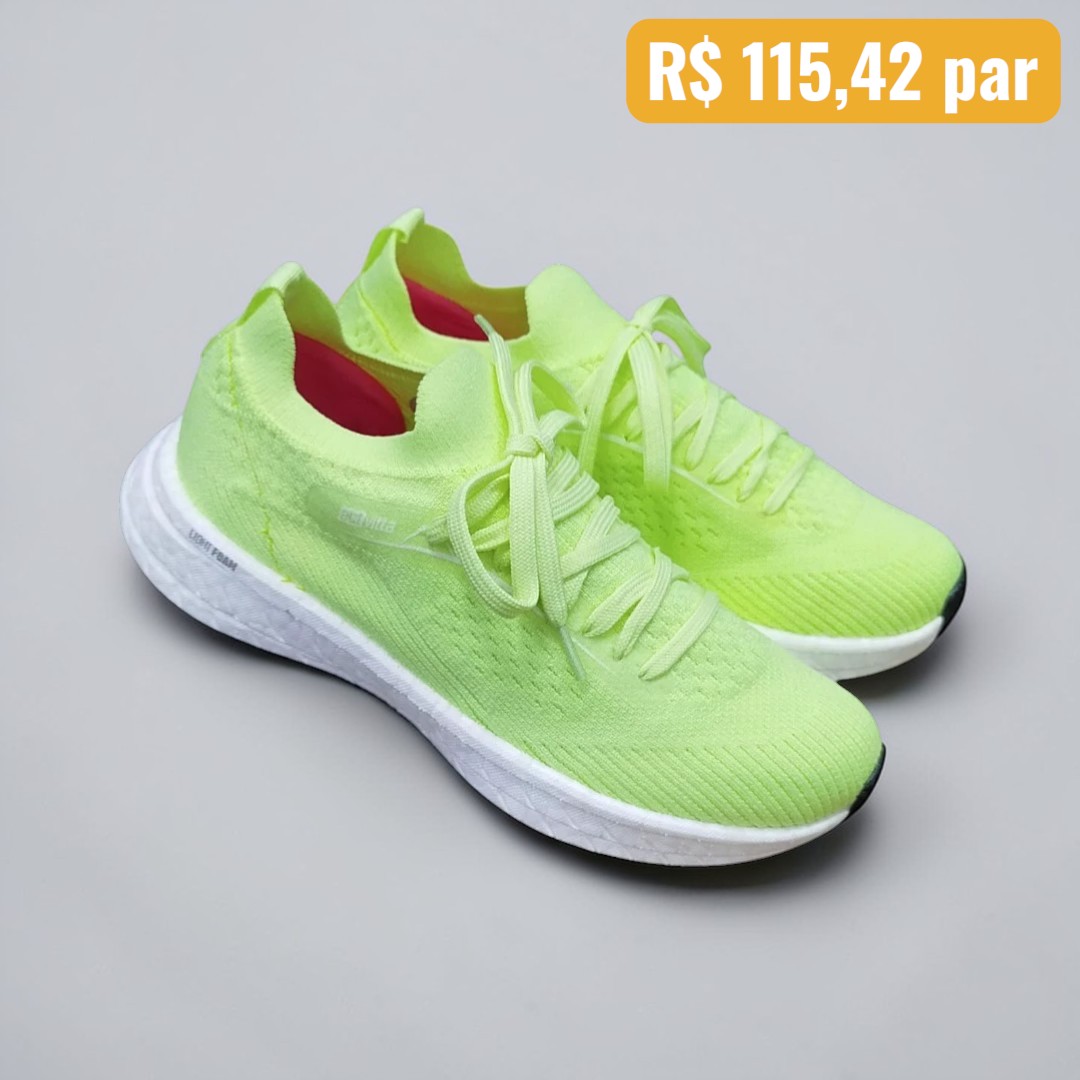 Tênis Feminino Actvitta Verde Lime - Caixa com 12 pares - Atacado 1