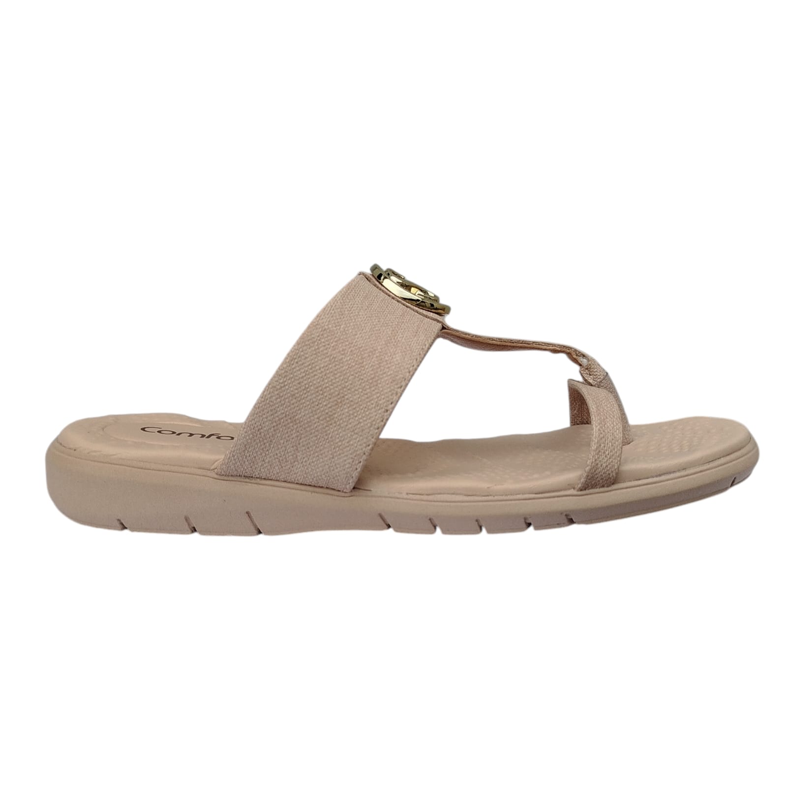 Rasteirinha Comfort Flex Caixa C/15 (34-39) Jeans Nude 1