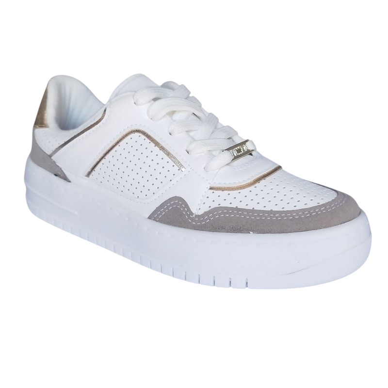 Tênis Vizzano Caixa C/12 (34-39) Cor- 95705 Branco/Branco/Dourado 1