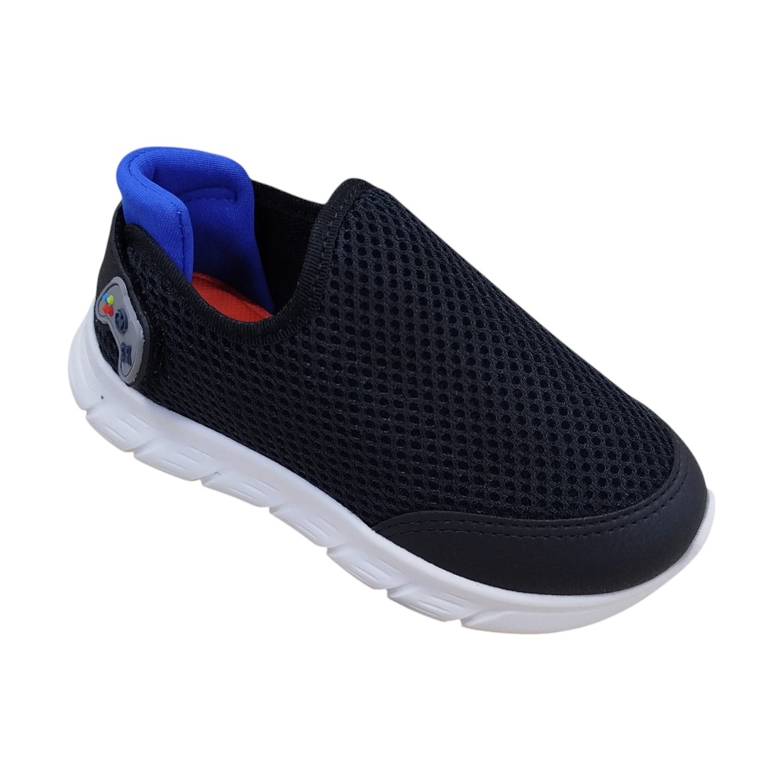 Tênis Molekino Caixa C/12 (19-26) Cor-97464 Preto/Preto/Azul 1