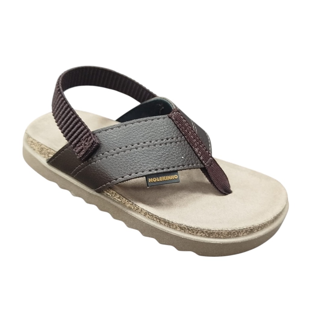 Chinelo Molekinho Caixa C/12 (19-26) Cor-43747 Café 1