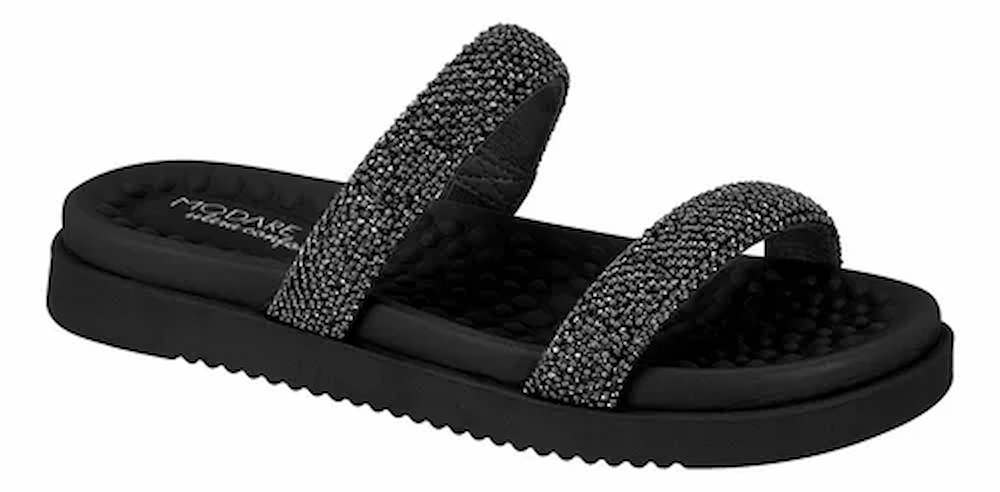 Sandália Modare Caixa C/12 (34-39) 7178.116 Preto/Black/Diamond 98321 1